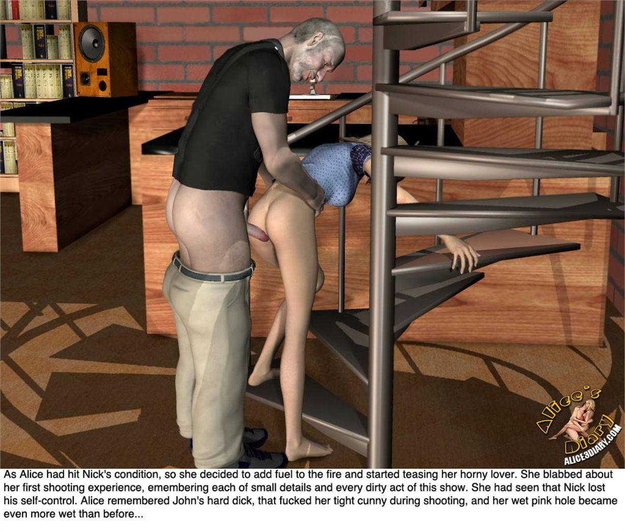 Alice/s Diary  (Chapter 28 - Things Are Improving Or Two Enthusiastic Cocksmen One Uns