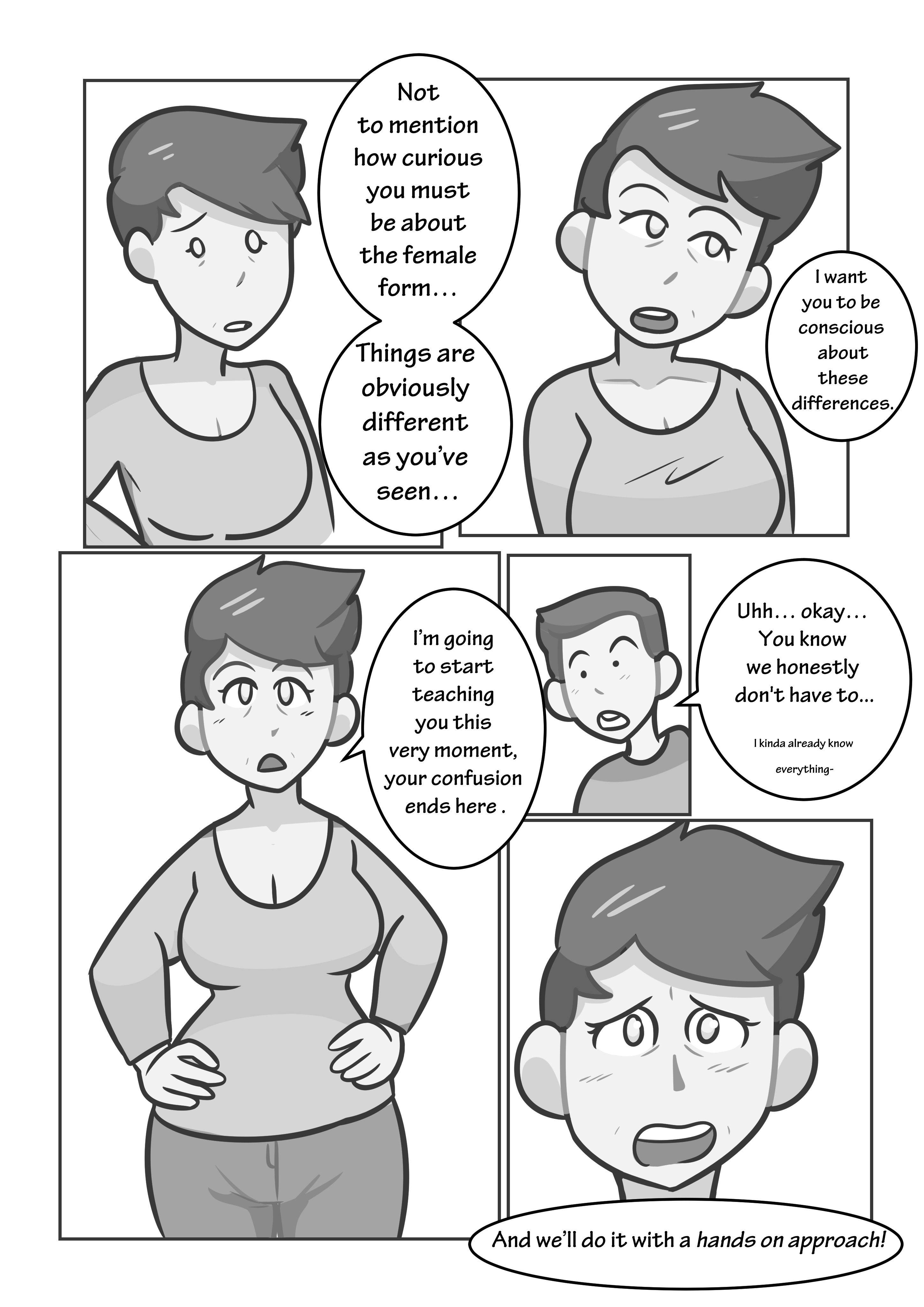 Uhh Mom, Why Are You Taking Your Clothes Off?  (Chapter 01)