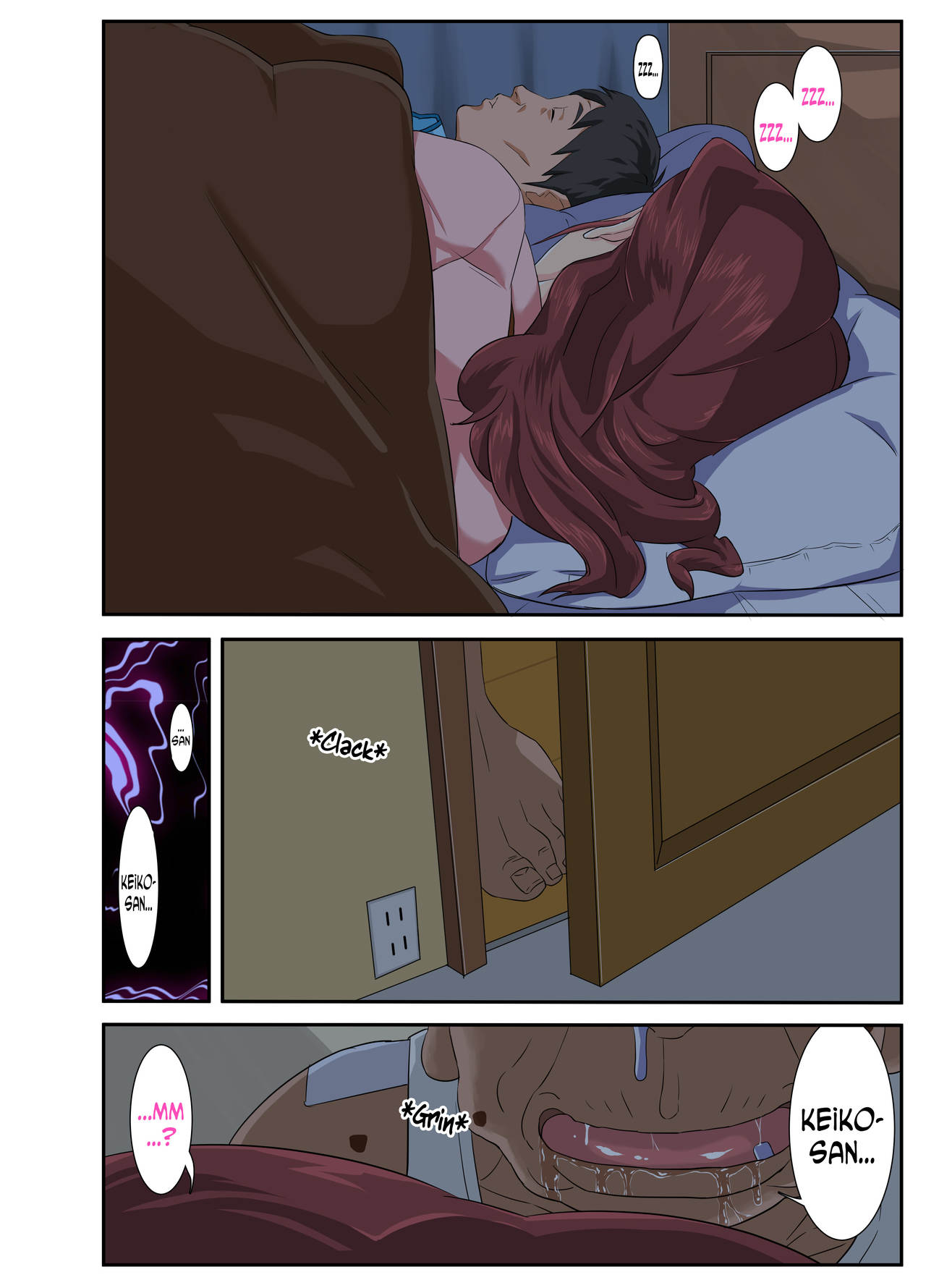 Kyojiri Tsuma Keiko To Zetsurin! Sukebe Jii  (Chapter 1)a