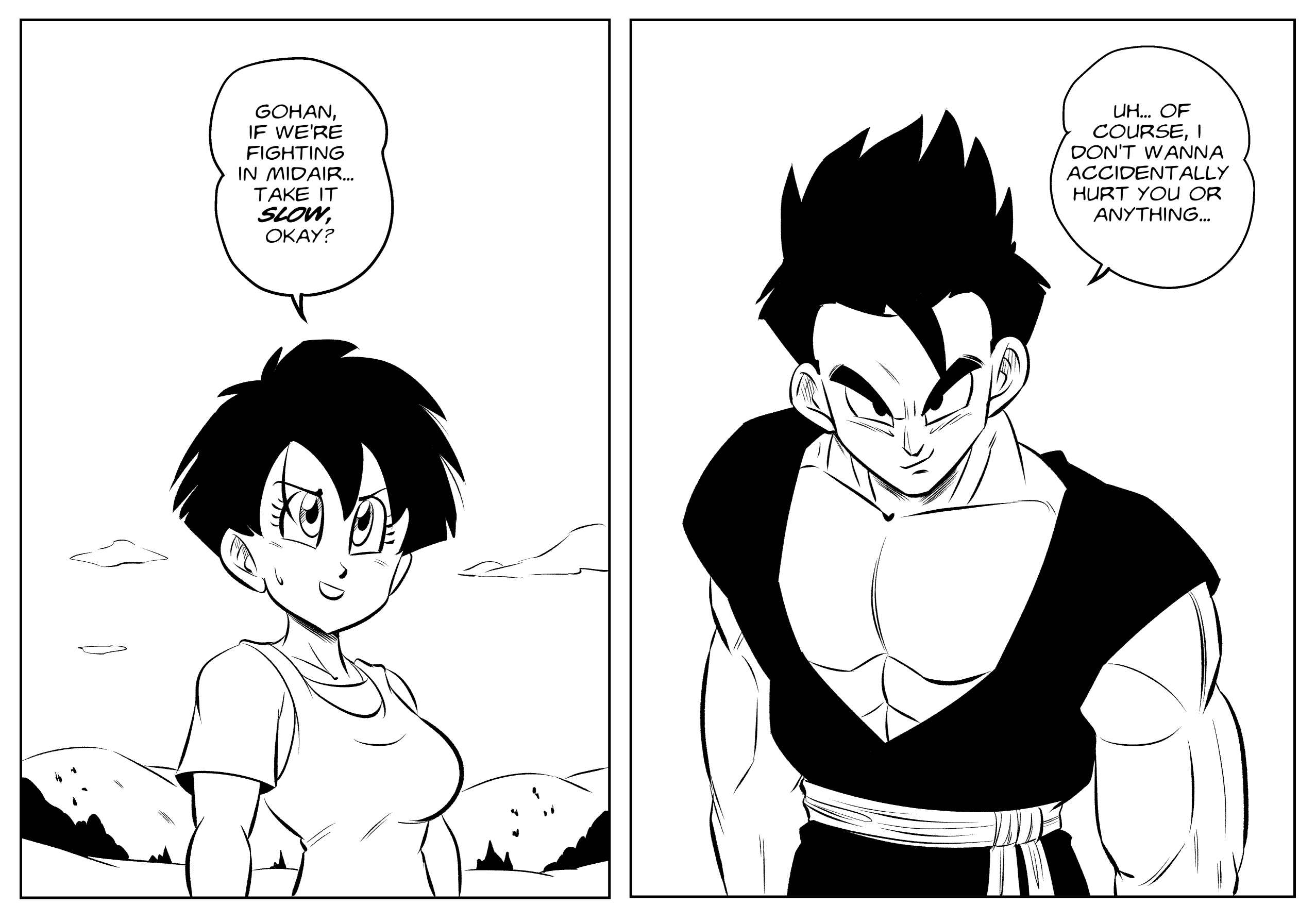 Midair TrainingDragon Ball Z  (Chapter 01)