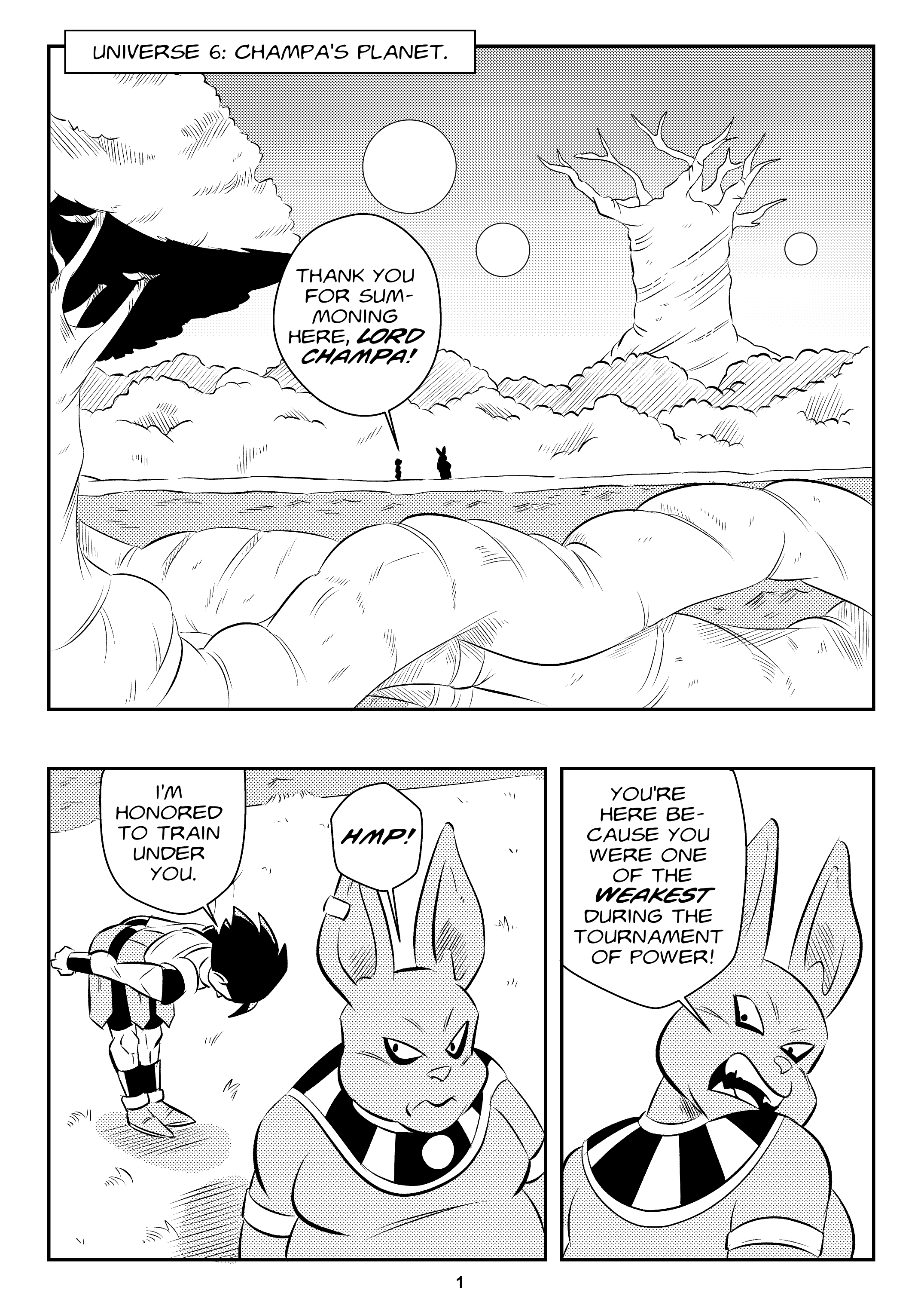 Heavenly TrainingDragon Ball Super  (Chapter 01)