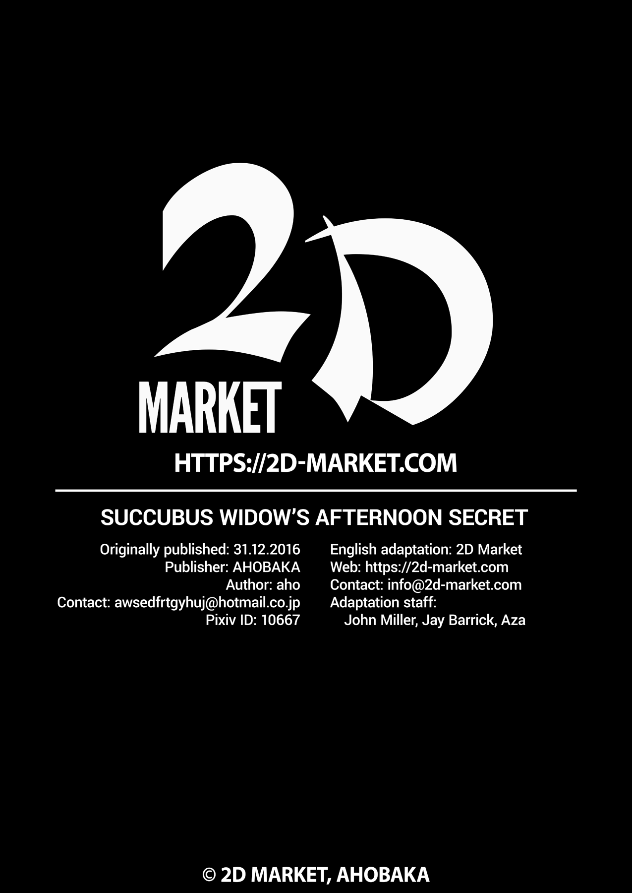 Succubus Widow/s Afternoon Secret  (Chapter 01)