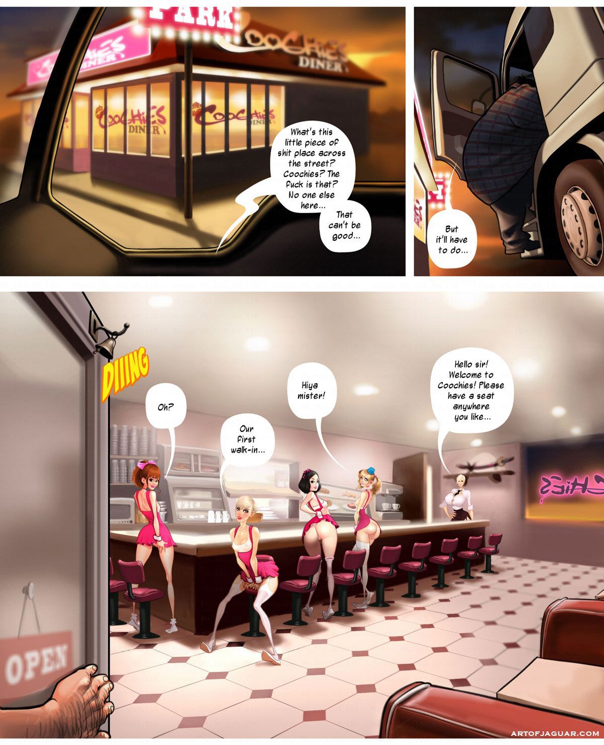 Coochies â 24 Hour Sex Diner  (Chapter 01)